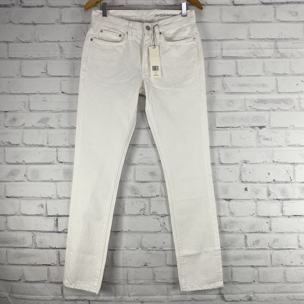 Outerknown Jeans Men's 28x32 SEA‎ Jeans Drifter Tapered Fit Salt White Denim NWT